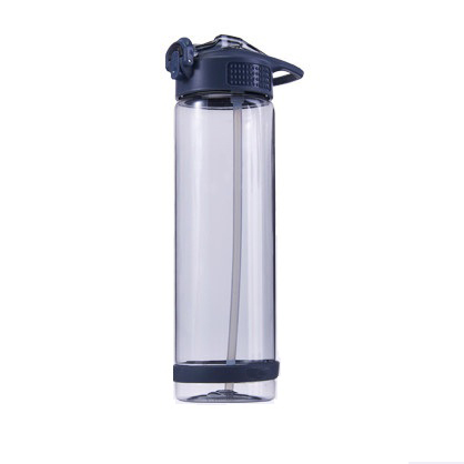 Big Capacity Sports Straight Lock Straw Plastic Water Bottle