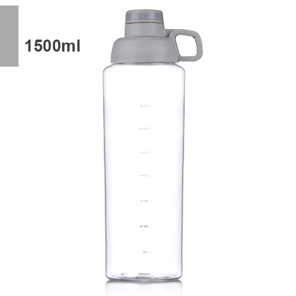 1500ml Large Volume BPA Free Sports Bottle with Silica Gel Lid