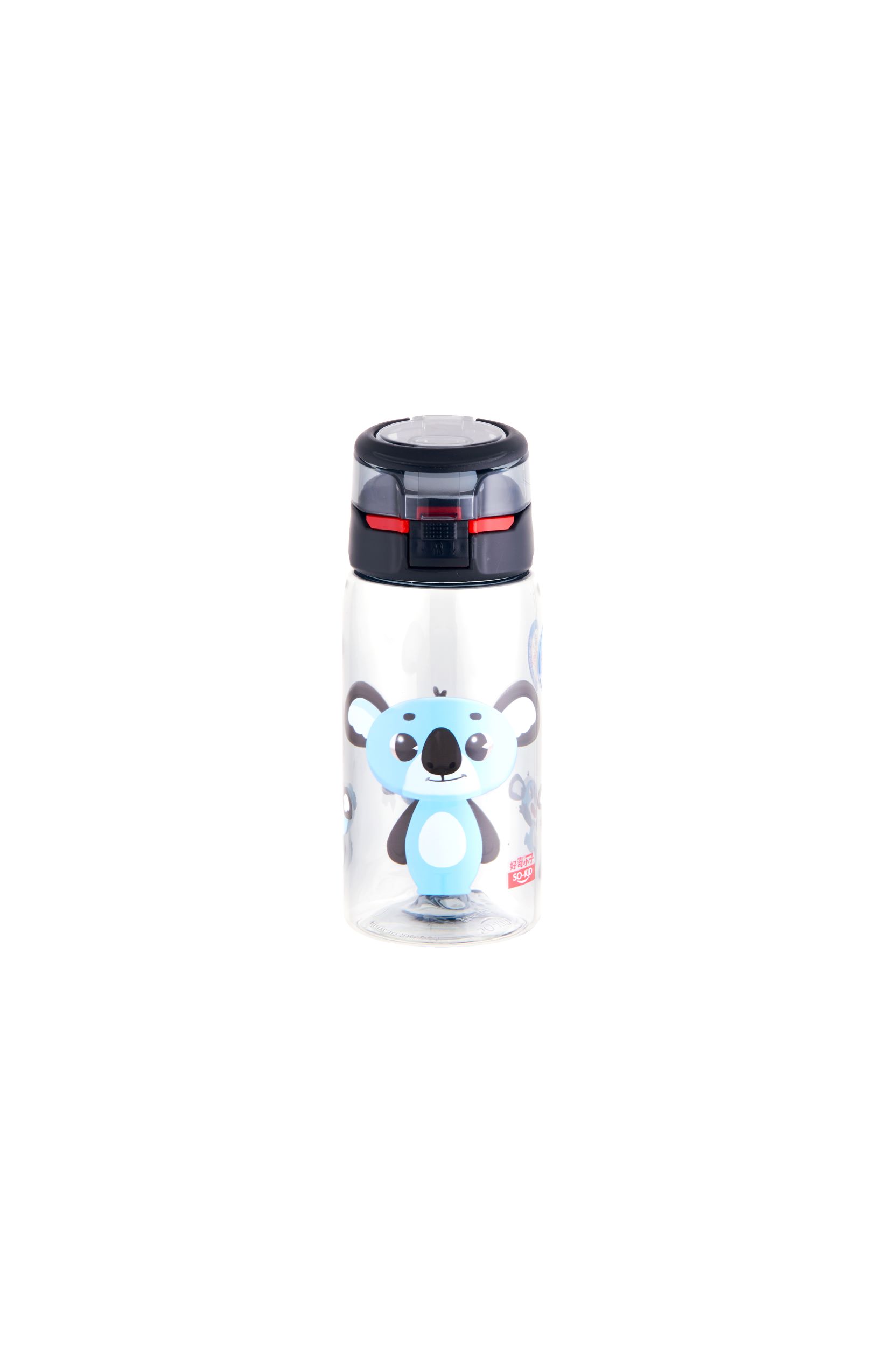 500ml Push Button Easy to Carry Transparent BPA Free Drinking Bottle