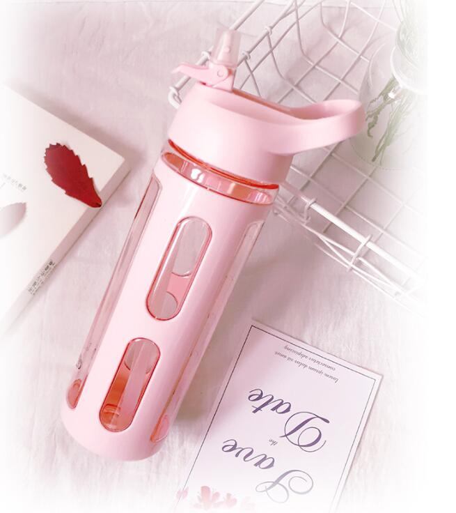 Easy to Grip 650ml Drinking Bottle with Silicone Sleeve