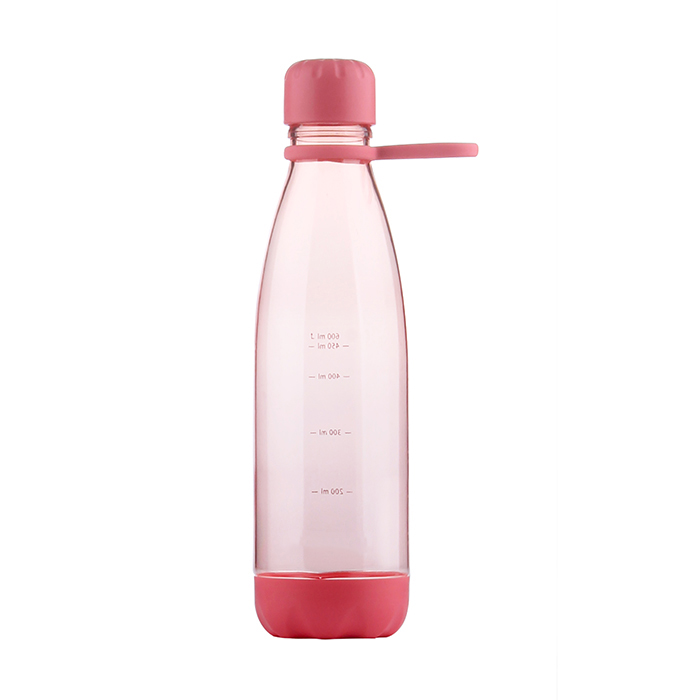 600ml Easy to Carry Coke Bottle Simple Plastic Water Bottle