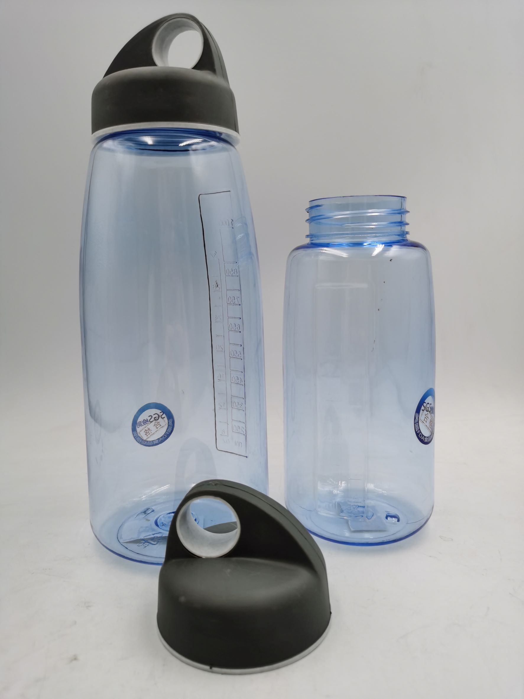 34oz BPA Free Tritan Water Bottle with Volume Marker