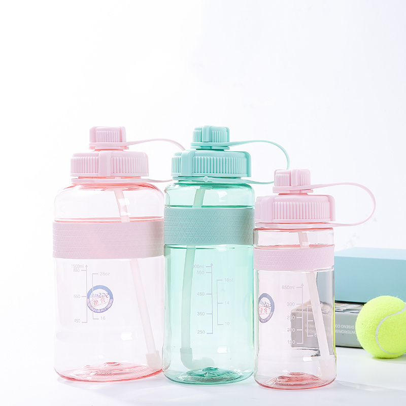 Large BPA Free Water Bottle with Strap Excellent for Gym