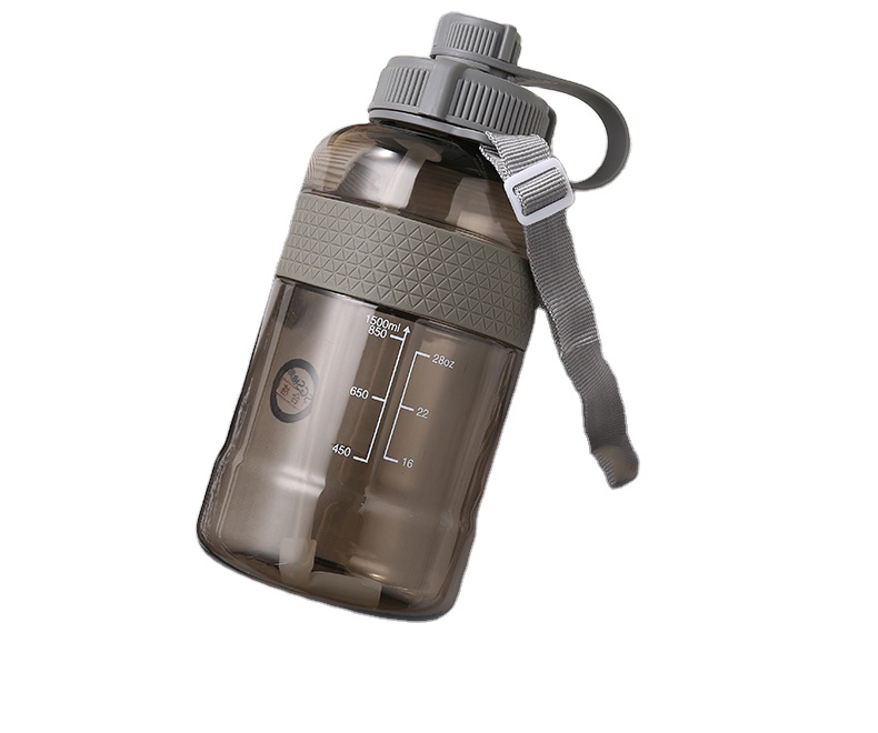 BPA Free Sports Bottle Large Size Water Jug with Hook and Straw
