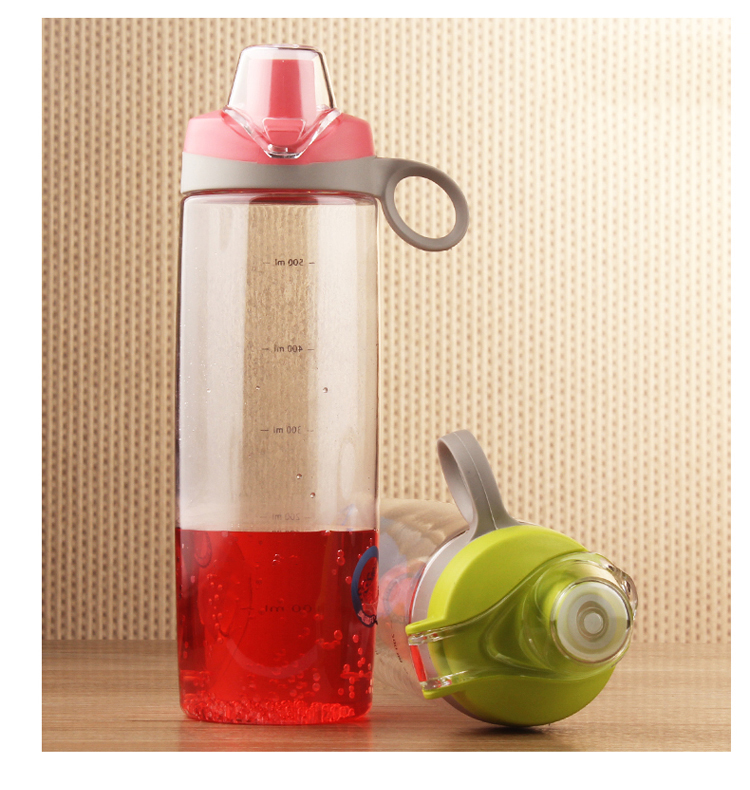 Tritan BPA Free Plastic Water Bottle with Spout Lid 500ml