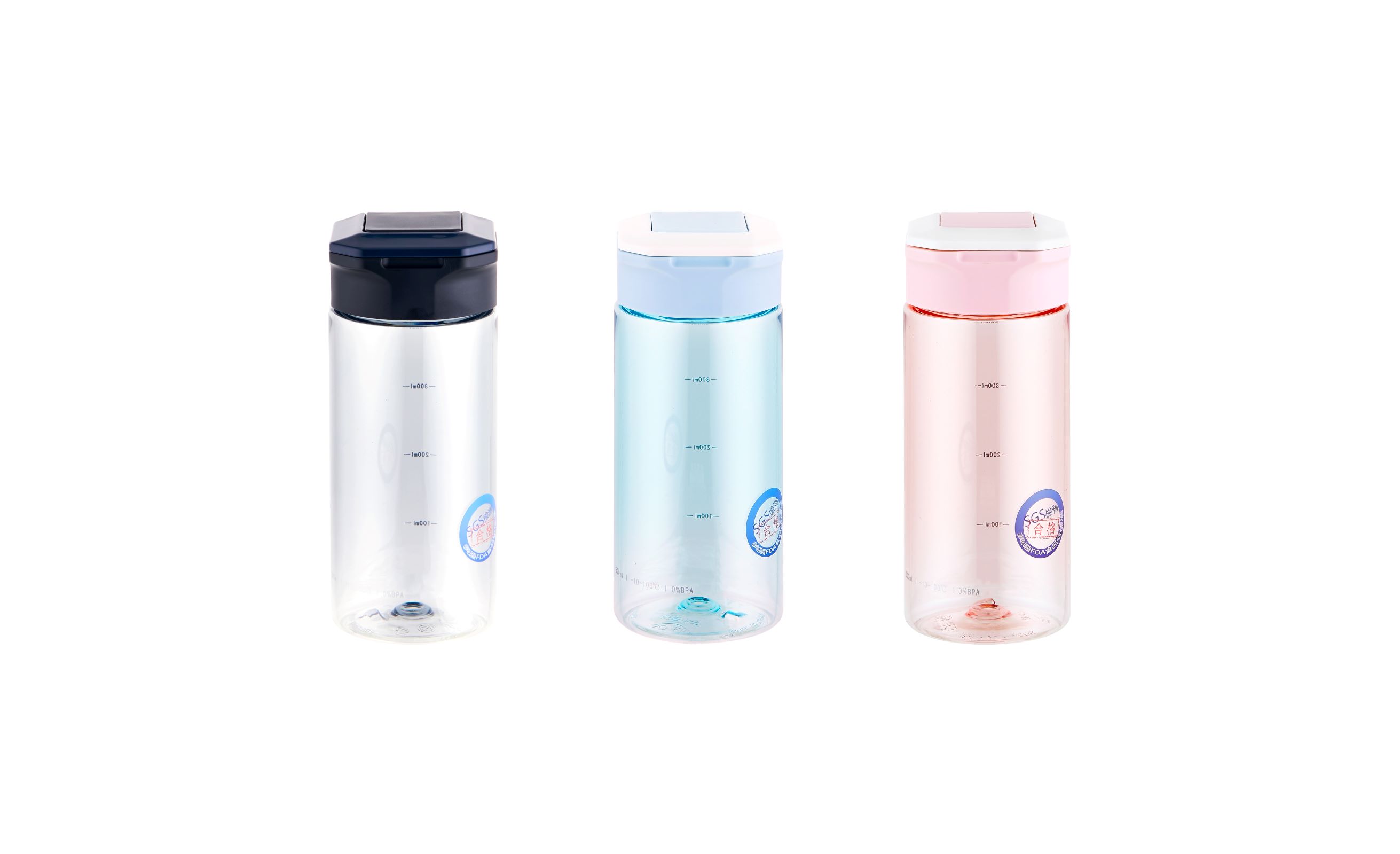 Custom Made BPA Free Brief Drinking Bottle with Wide Mouth