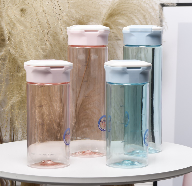Invisible Carry Loop Brief Design Cute BPA Free Drinking Bottle 22oz