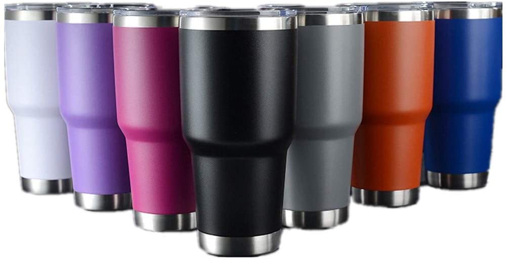 30 Oz Stainless Steel Tumbler Double Wall Insulated Travel Mug with Lid