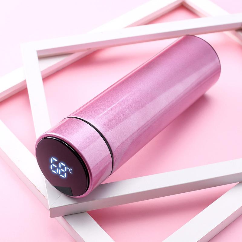 LED Temperature Touch Display Stainless Steel Thermos Water Bottle Vacuum Sealed Insulated Water Bottle Stays Hot or Cold for 12 Hours