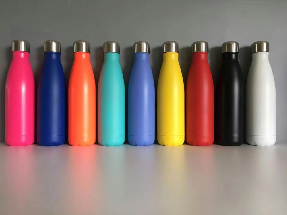 Stainless Steel Vacuum Insulated Water Bottle Cola Shaped Business Convenience Perfect for Outdoor Sports Camping Hiking Cycling Keeps Your Drink Hot & Cold