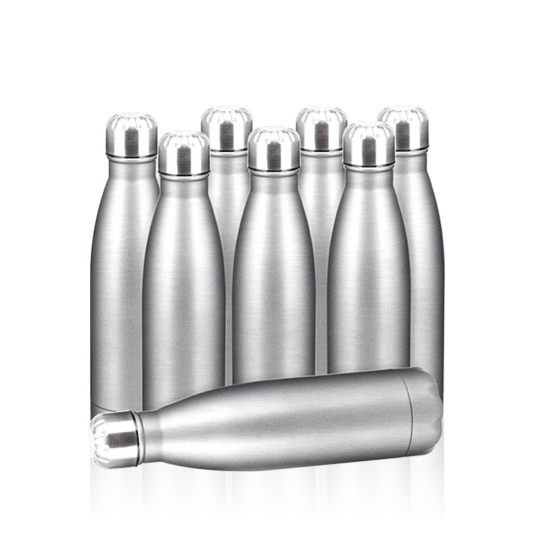 17oz Stainless Steel Water Bottles Double Wall Vacuum Reusable Water Bottles Leak Proof BPA-Free Sports Cup Keep Hot & Cold for Running Gym Workout Cycling Kids