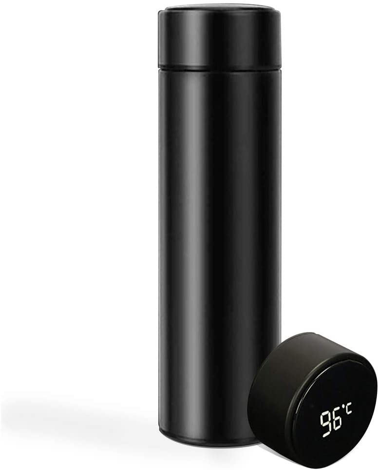 Temperature Display Bottle Stainless Steel LED Smart Vacuum Flask Water Bottle Digital Intelligent Smart Water Bottles