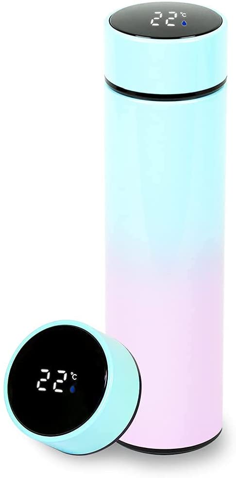 Hot Selling Good Quality LED Temperature Display Smart Cup 304 Stainless Steel Double Wall Water Bottle